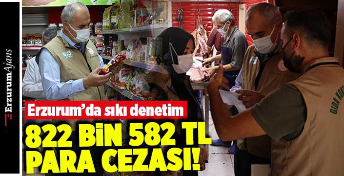 Erzurum'da denetim seferberliği