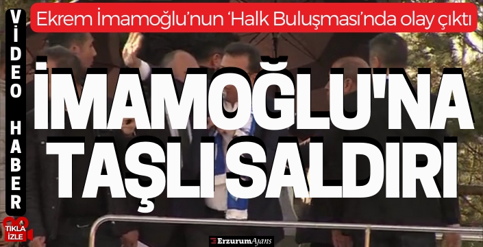 Erzurum'da provokasyon! İmamoğlu'na miting yaptırılmadı