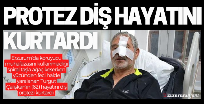 Erzurum'da şok olay! Kıl payı kurtuldu!
