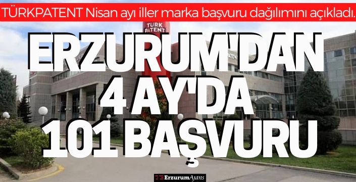 Erzurum'dan 4 ayda 101 marka çıktı...