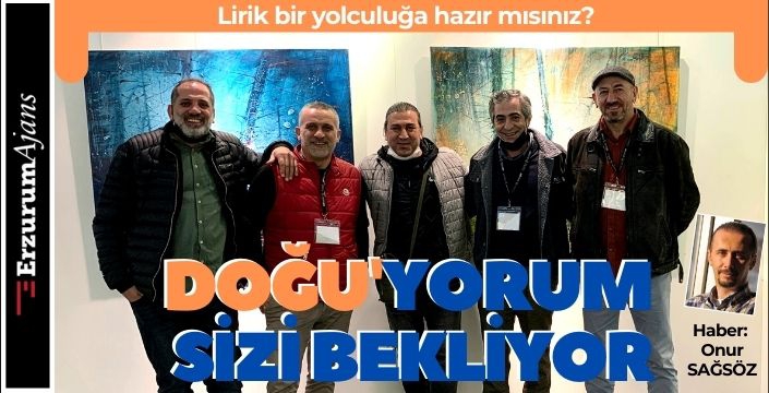 Erzurum GSF'den mezun beş ressam İstanbul'da buluştu