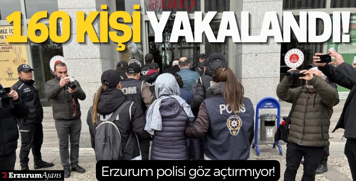 Erzurum polisi göz açtırmıyor! Peş peşe operasyon yapıldı