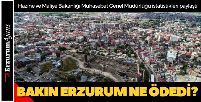Erzurum tahsilat oranında 2'nci sırada