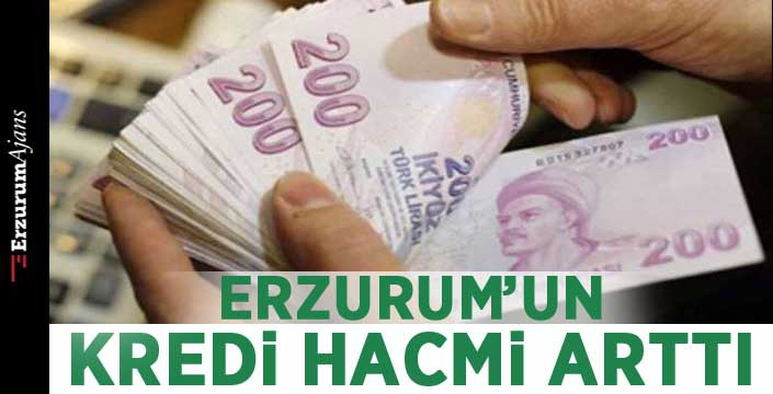 Erzurum'un kredi hacmi 18.8 milyara ulaştı