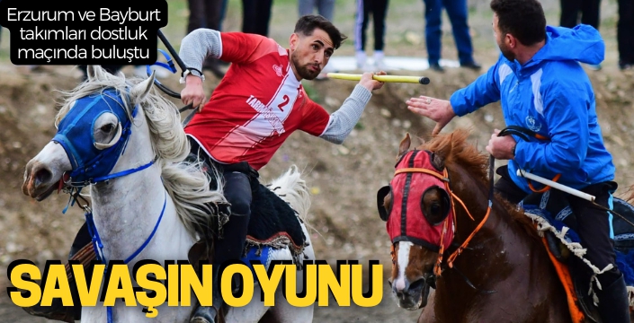 Erzurum ve Bayburt takımları dostluk maçında buluştu