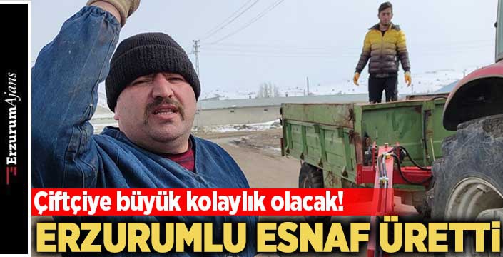 Erzurumlu esnaf çitçiler için üretti