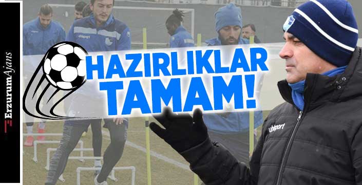 Erzurumspor, Bursaspor maçına hazır!