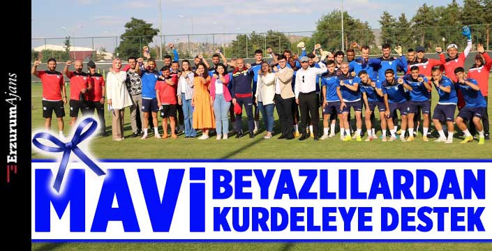 Erzurumspor'dan çocuk istismarı ile mücadeleye destek