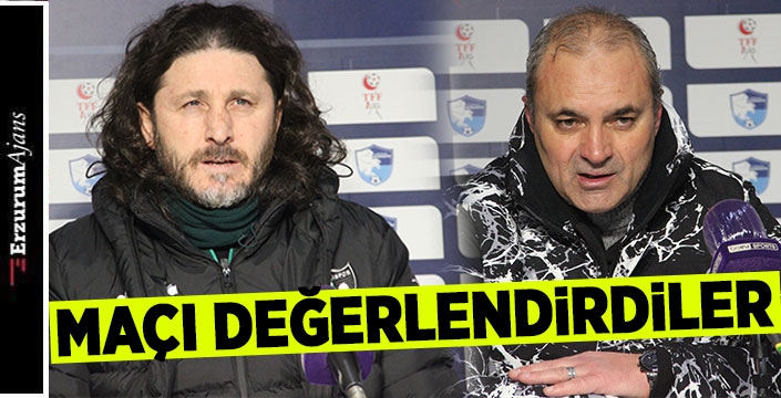 Erzurumspor-Denizlispor maçının ardından 