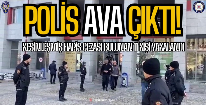 Eş zamanlı operasyon: 11 gözaltı