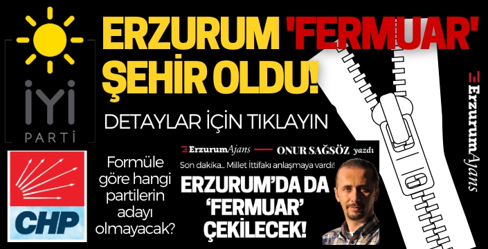 'Fermuar' şehirler 16'ya çıktı! 