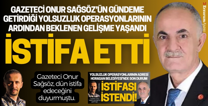 Gazeteci Onur Sağsöz dün yazmıştı. Yolsuzluk operasyonları siyasi hayatını bitirdi 