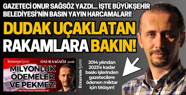 Gazeteci Onur Sağsöz 'elden ödeme' gerçeğini yazdı