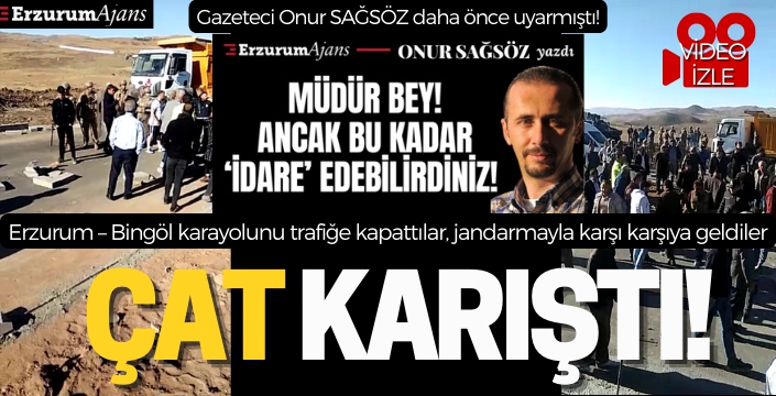 Gazeteci Onur Sağsöz gündeme getirmişti!