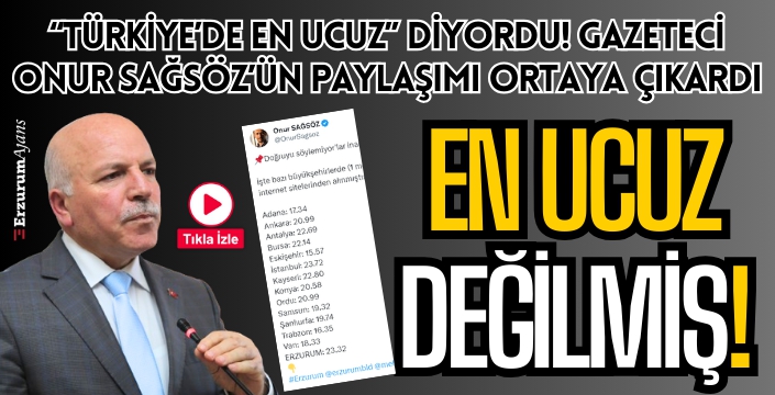 Gazeteci Onur Sağsöz, il il paylaştı!