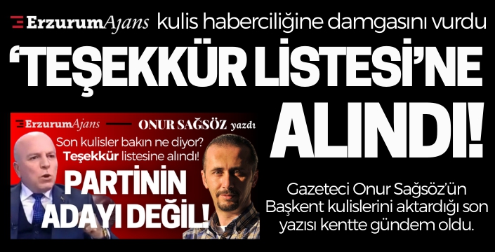 Gazeteci Onur Sağsöz'ün son yazısı gündem oldu