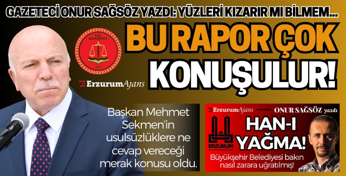 Gazeteci Onur Sağsöz: Yüzleri kızarır mı bilmem...