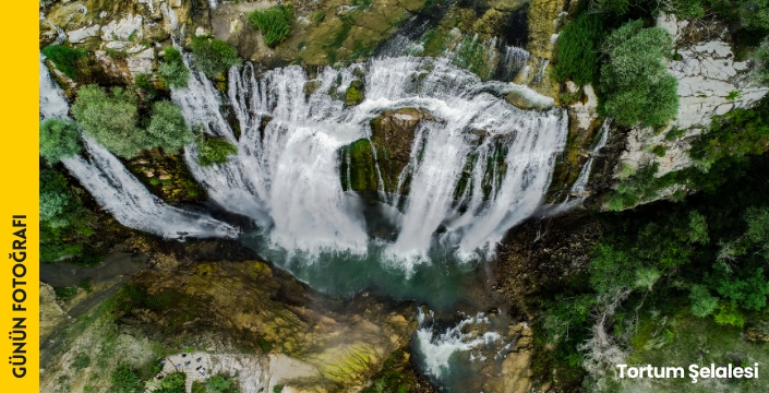 Günün fotoğrafı... Tortum Şelalesi