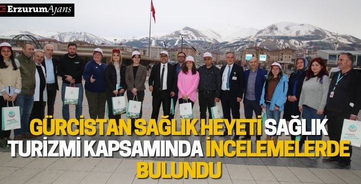 Gürcistan sağlık heyeti sağlık turizmi kapsamında incelemelerde bulundu