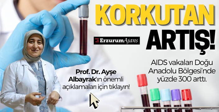 Her ay ortalama 8 kişi de AIDS vakası görülüyor!