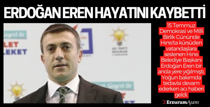Hınıs Belediye Başkanı Eren, vefat etti