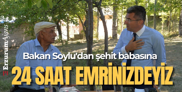 İçişleri Bakanı Soylu, Şehit Taşkın'ın babasıyla telefonda görüştü