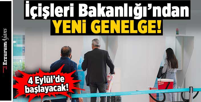 İçişleri Bakanlığı'ndan 81 ile genelge