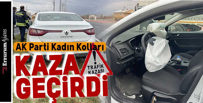 İlçe ziyareti sonrası, trafik kazası