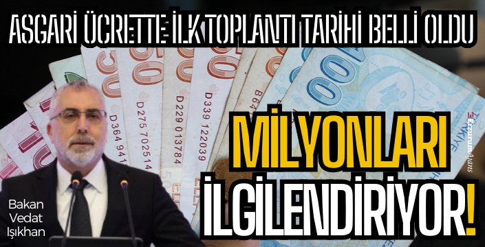 İlk toplantı 11 Aralık'ta!