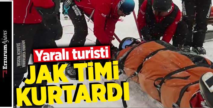 İranlı turistin yardımına JAK timi yetişti