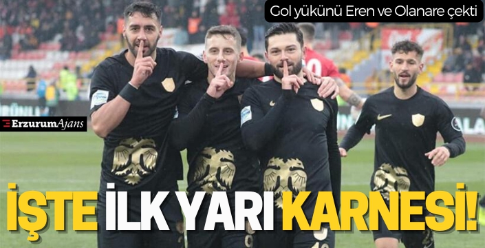 İşte mavi beyazlıların ilk yarı karnesi