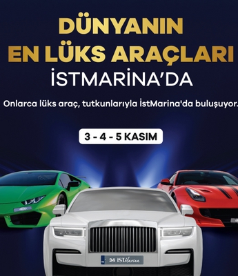 İstMarina AVM milyon dolarlık otomobillere ev sahipliği yapacak