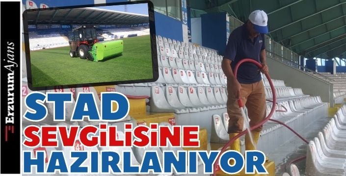 Kazım Karabekir Stadı'nda hazırlıklar sürüyor!