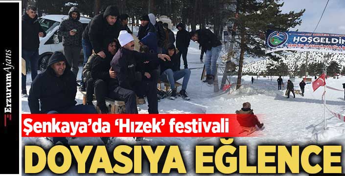 Kızak festivalinde renkli görüntüler