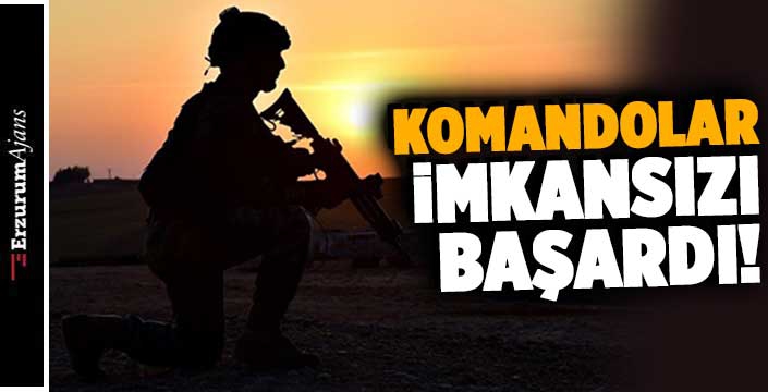 Komandolar terör örgütünün inine girdi!