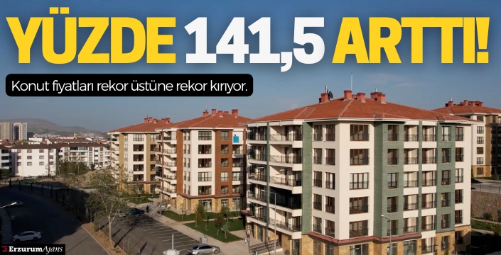 Konut fiyatları Şubat ayında yüzde 141,5 arttı