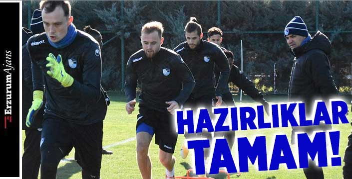 Mavi - beyazlılar Tuzlaspor maçına hazır!