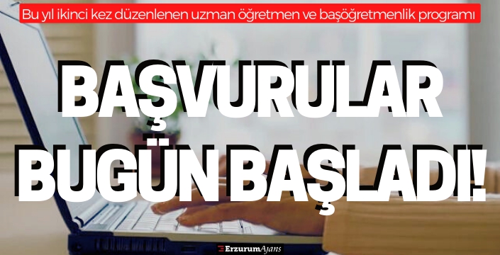 MEB duyurdu! Başvurular başladı!