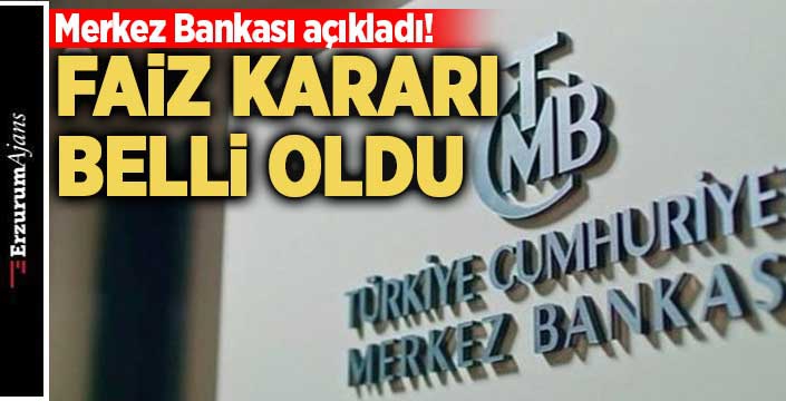 Merkez Bankası faizi değiştirmedi