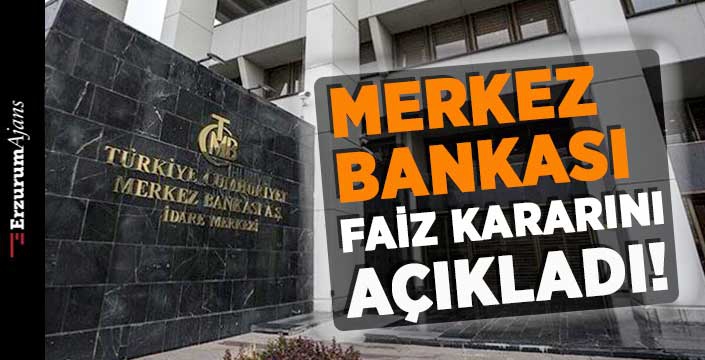 Merkez Bankası faizi sabit tuttu