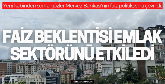 Merkez Bankası'nın faiz yükselteceği beklentisi konut fiyatlarını düşürdü