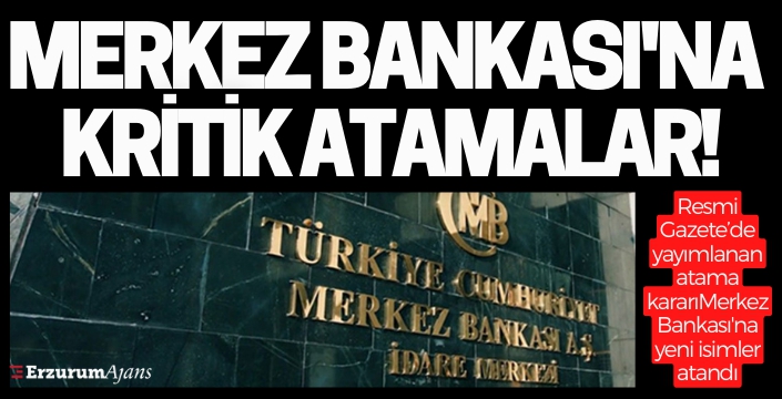 Merkez Bankasında görev değişimi