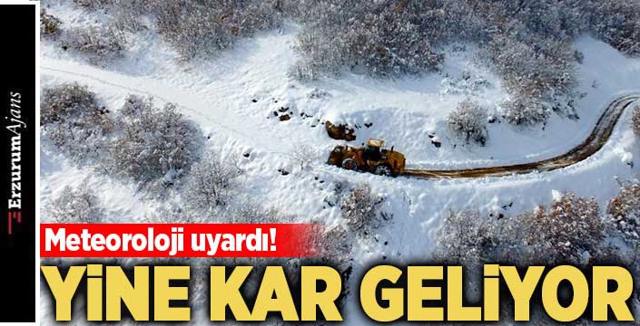  Meteorolojiden kuvvetli kar yağışı uyarısı