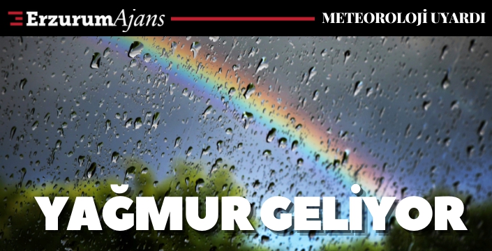 Meteorolojiden yağış uyarısı