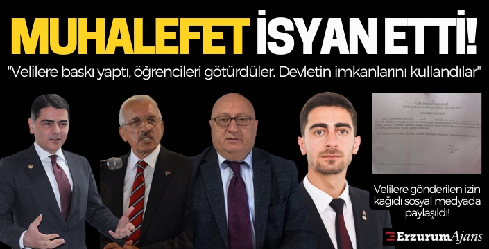 Muhalefet isyanda: Öğrencilerin mitinge katılması için velilere baskı yaptılar