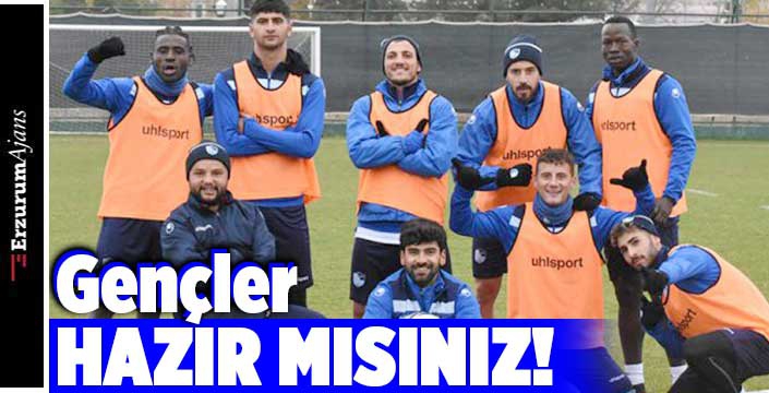 Erzurumspor Nazilli maçı hazırlıklarını tamamladı