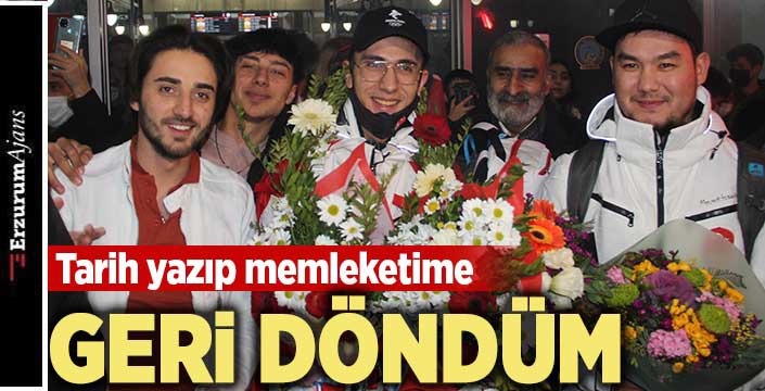 Olimpiyatlarda tarih yazan Furkan Akar yurda döndü