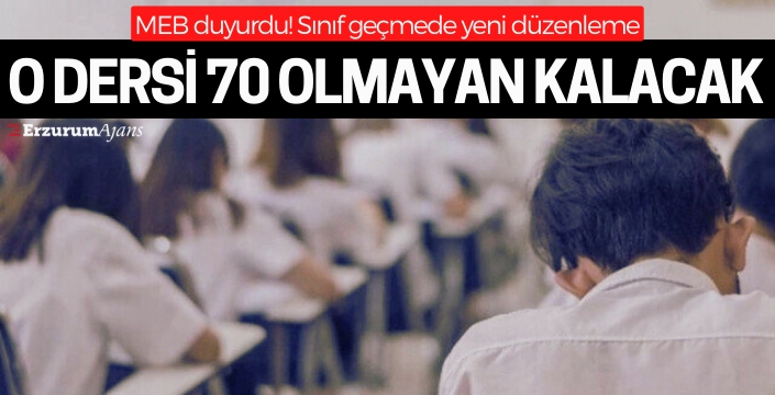 Ortalaması 70 olmayan sınıf geçemeyecek