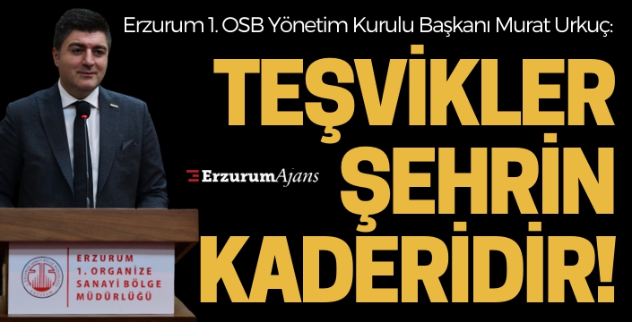 OSB Başkanı Urkuç:  6'ncı bölge teşvikleri şehrin kaderidir