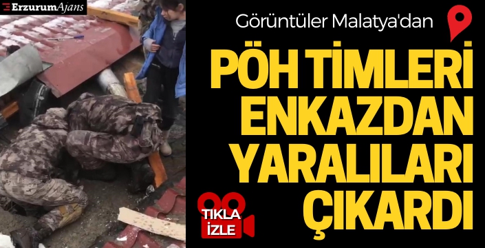 PÖH ekipleri Malatya'da enkaz altında kalan vatandaşları kurtardı